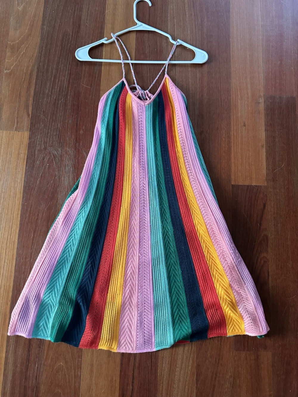 Anthropologie Striped Knit Mini Dress in Pink, Green, Yellow, Teal, Red, Navy